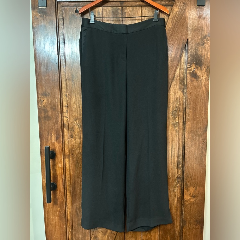 Vince Camuto Black Pant with Satin Waist